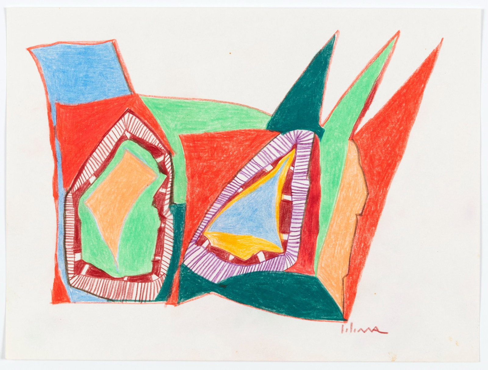 Charles Loloma, Untitled Abstract (1 of 1)