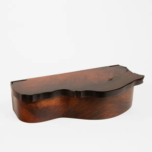 After Richard Rothbard, Rosewood Box: After Richard Rothbard(b. 1940)Rosewood Boxrosewood3 5/8 x 7 3/4 x 15 1/2 in. (9.21 x 19.69 x 39.37 cm.) The Georgia and Charles Loloma Collection