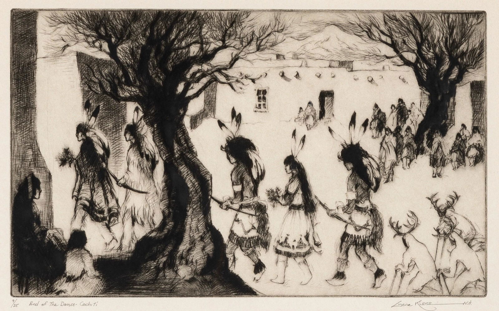 Gene Kloss, End of the Dance - Cochiti, 1979 (1 of 2)