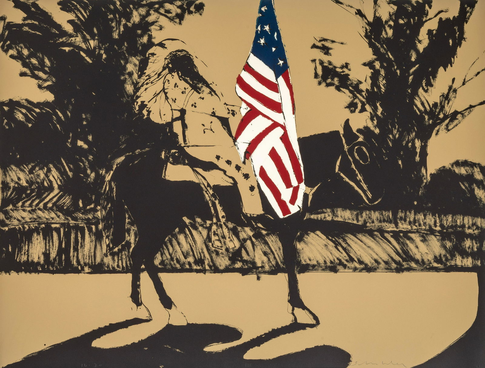 Fritz Scholder, Indian at Crow Fair, 1979 (1 of 1)