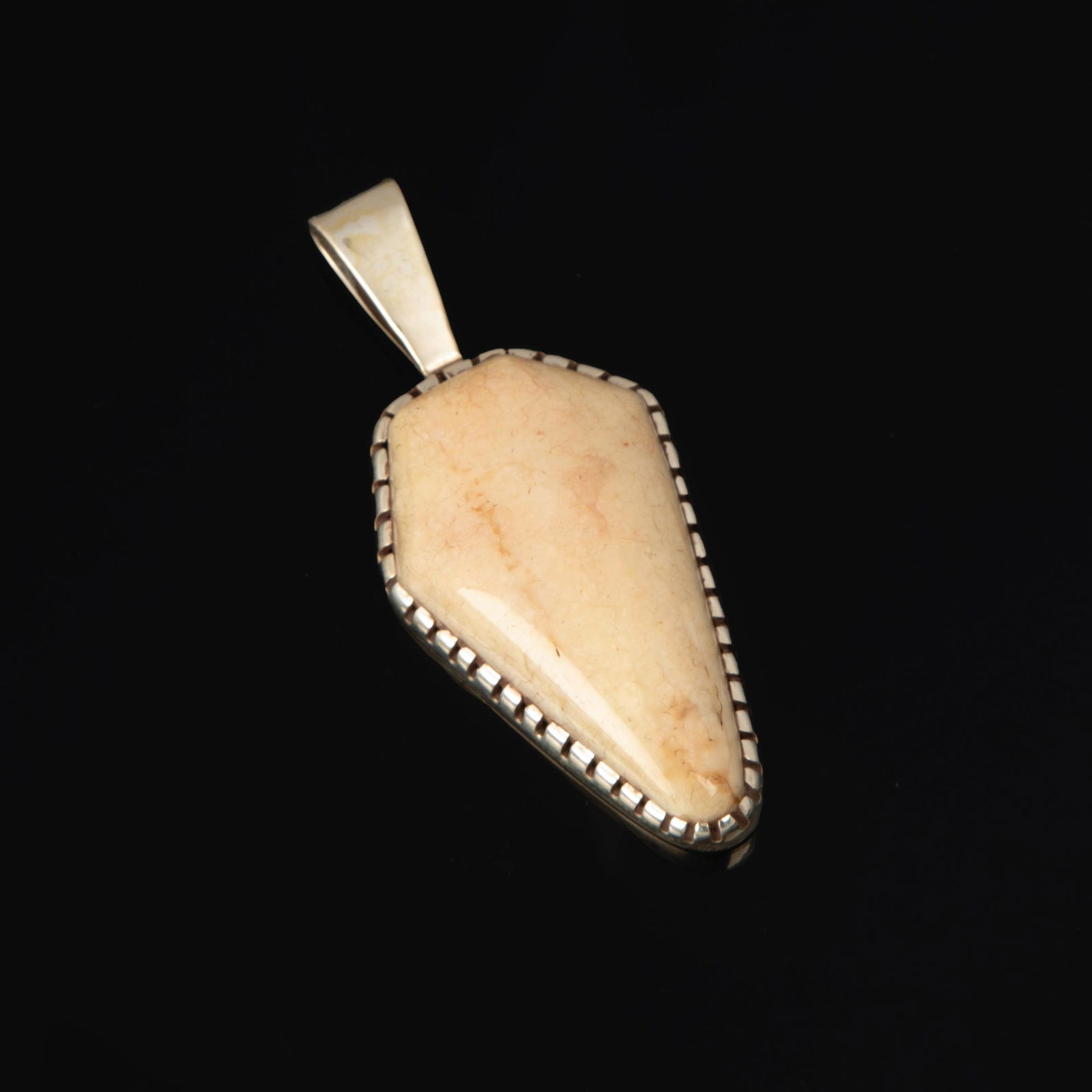 Attributed to Charles Loloma, Fossilized Mastodon Pendant (1 of 2)