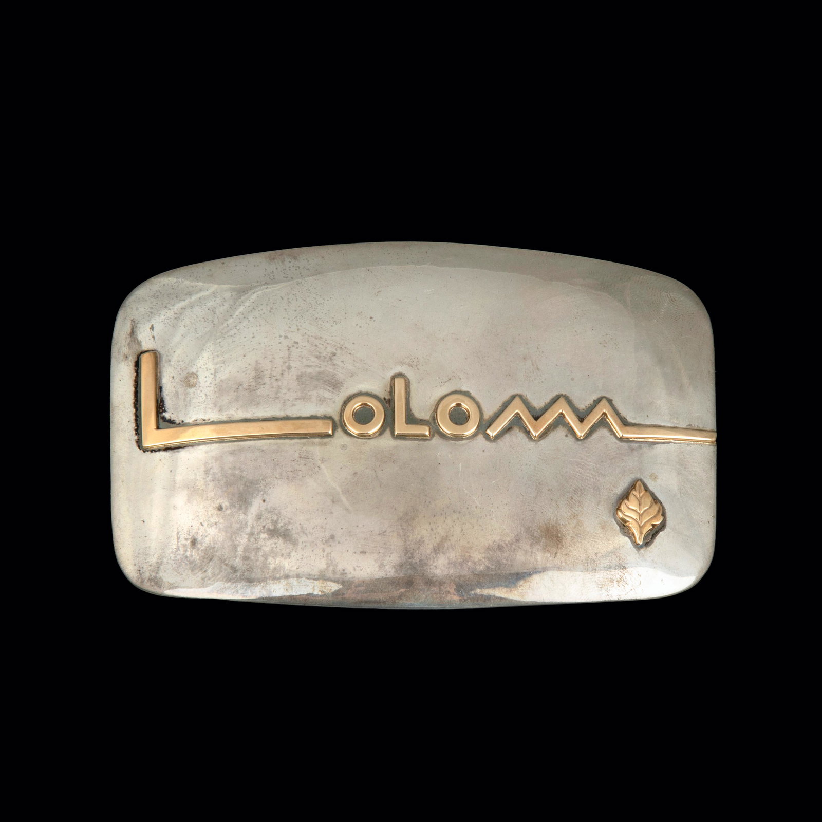 Jim Hayes, Hayes Custom Loloma Belt Buckle, ca. 1980s (1 of 3)