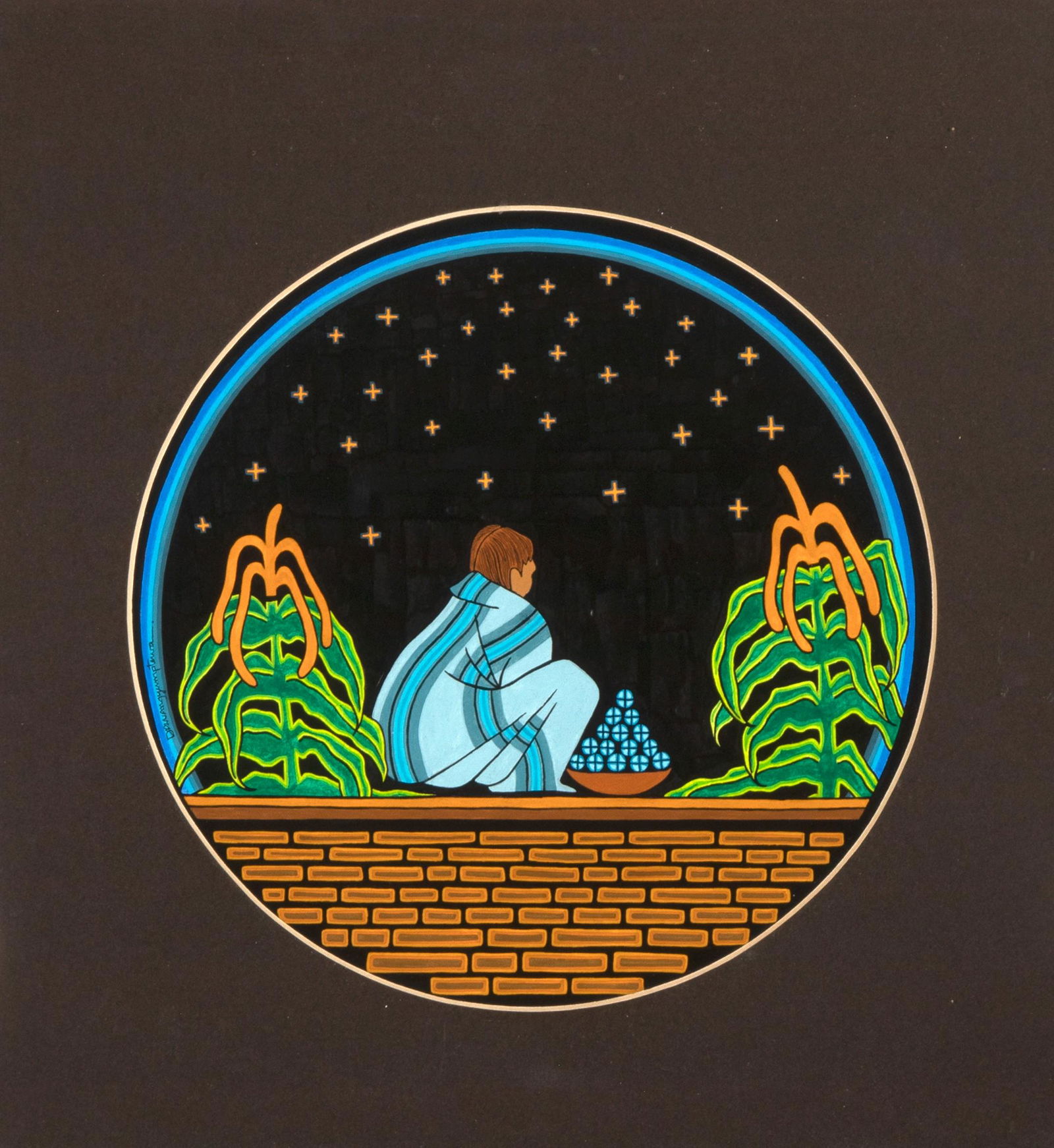 Hopi/Dine [Navajo], David Dawangyumptewa, Rest After Harvest (1 of 3)