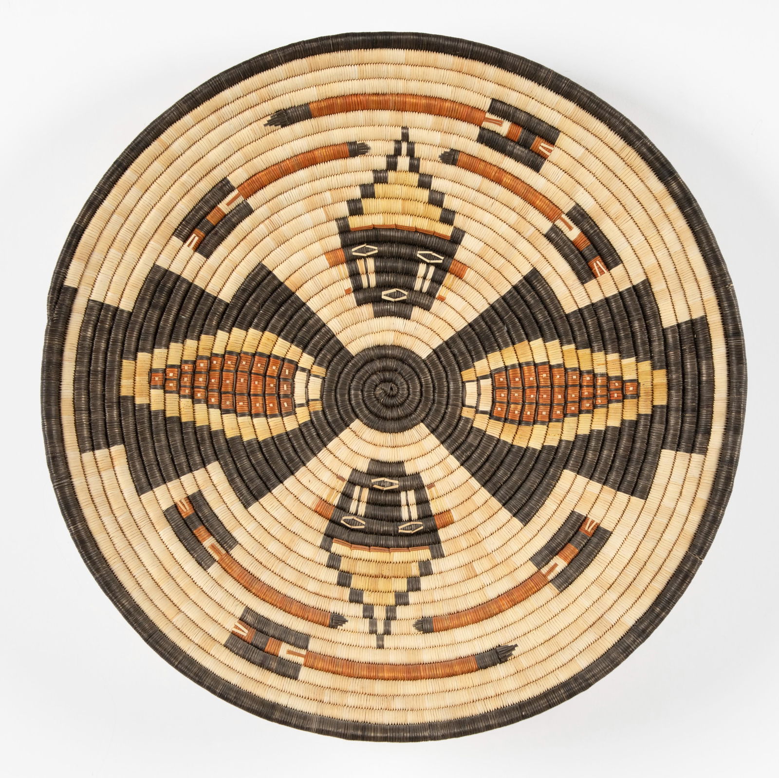 Hopi, Figural Coil Basket, ca. 1990s (1 of 2)