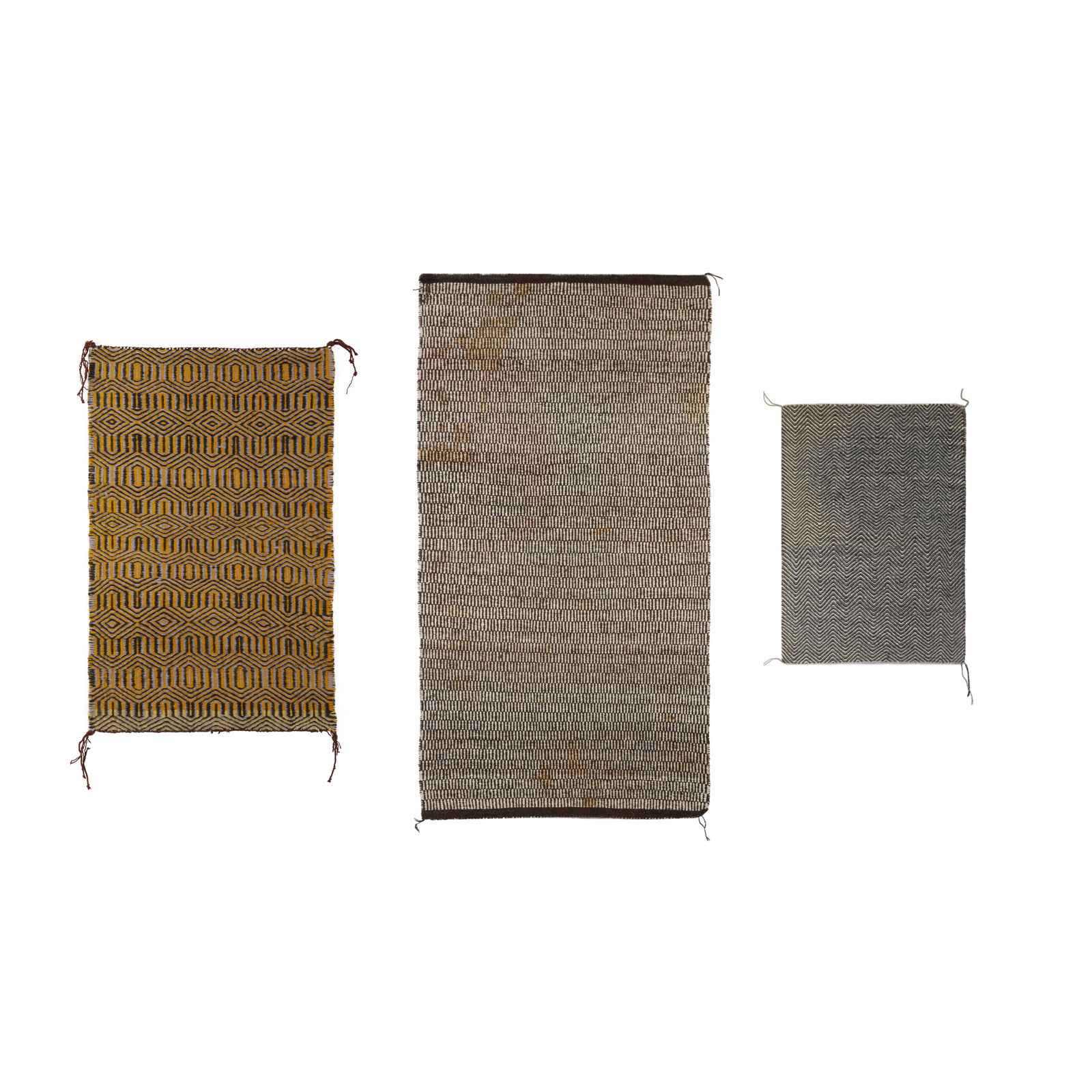 Dine [Navajo], Three Twill Textiles, ca. 1960s (1 of 7)