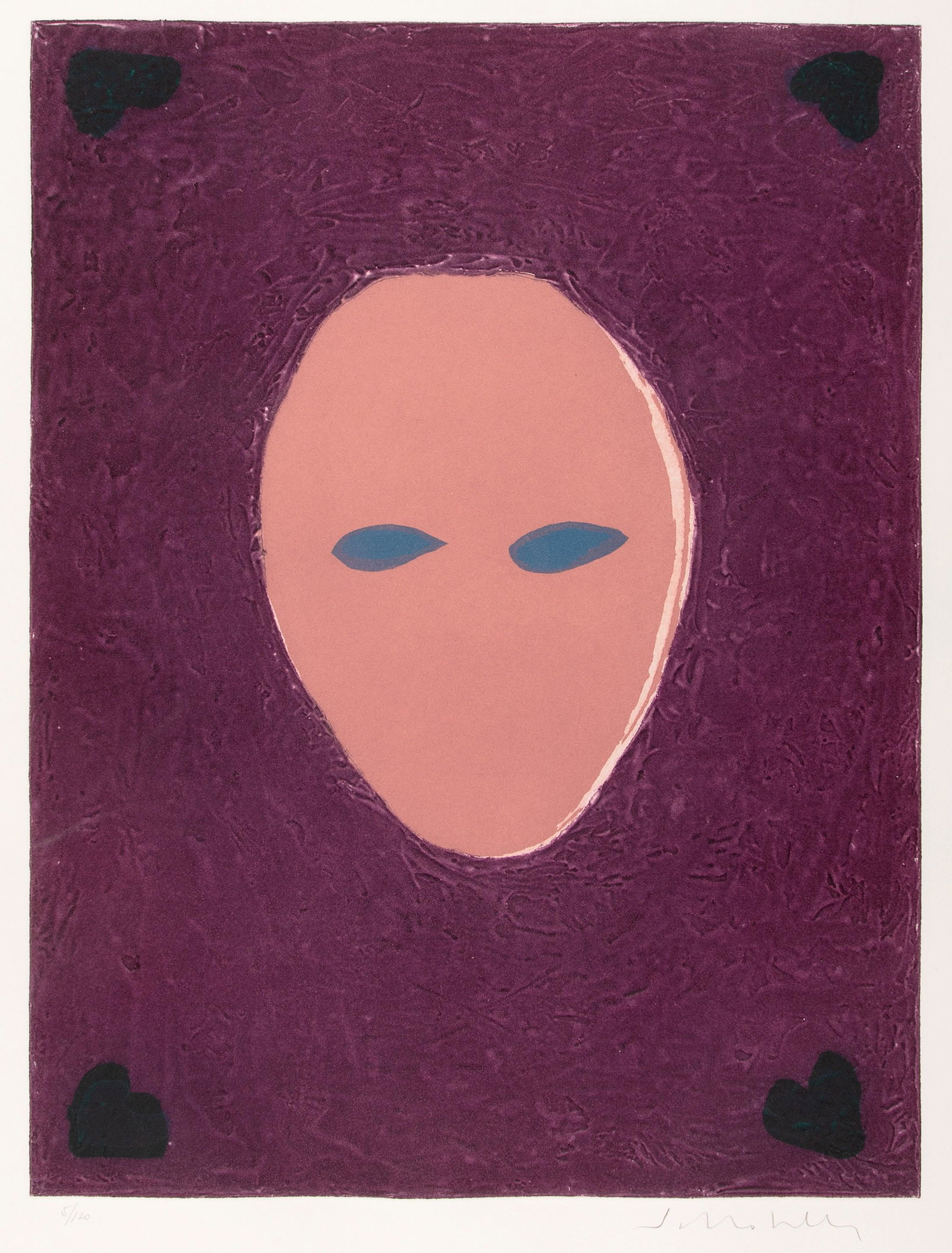 Fritz Scholder, Mask of Mystery Woman, 1981 (1 of 2)