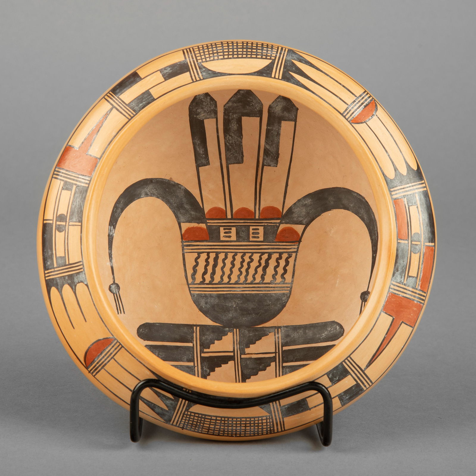 Hopi, Rachel Shamie Nampeyo, Polychrome Bowl (1 of 2)