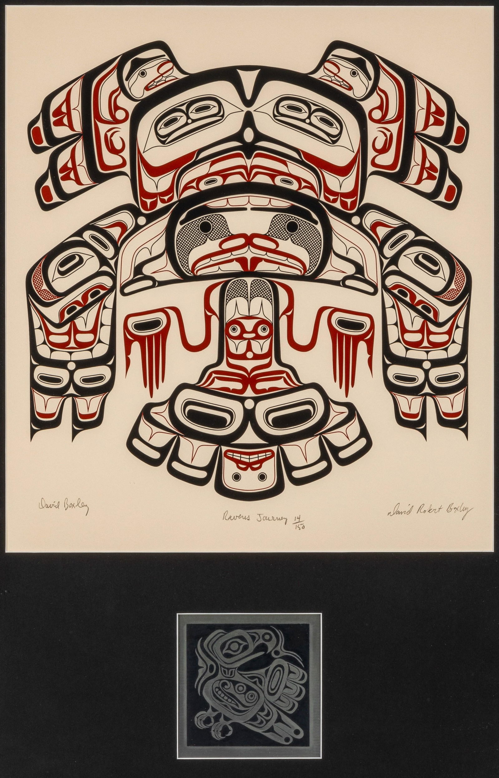 David Robert Boxley, Raven’s Journey & Metal Inset (1 of 2)