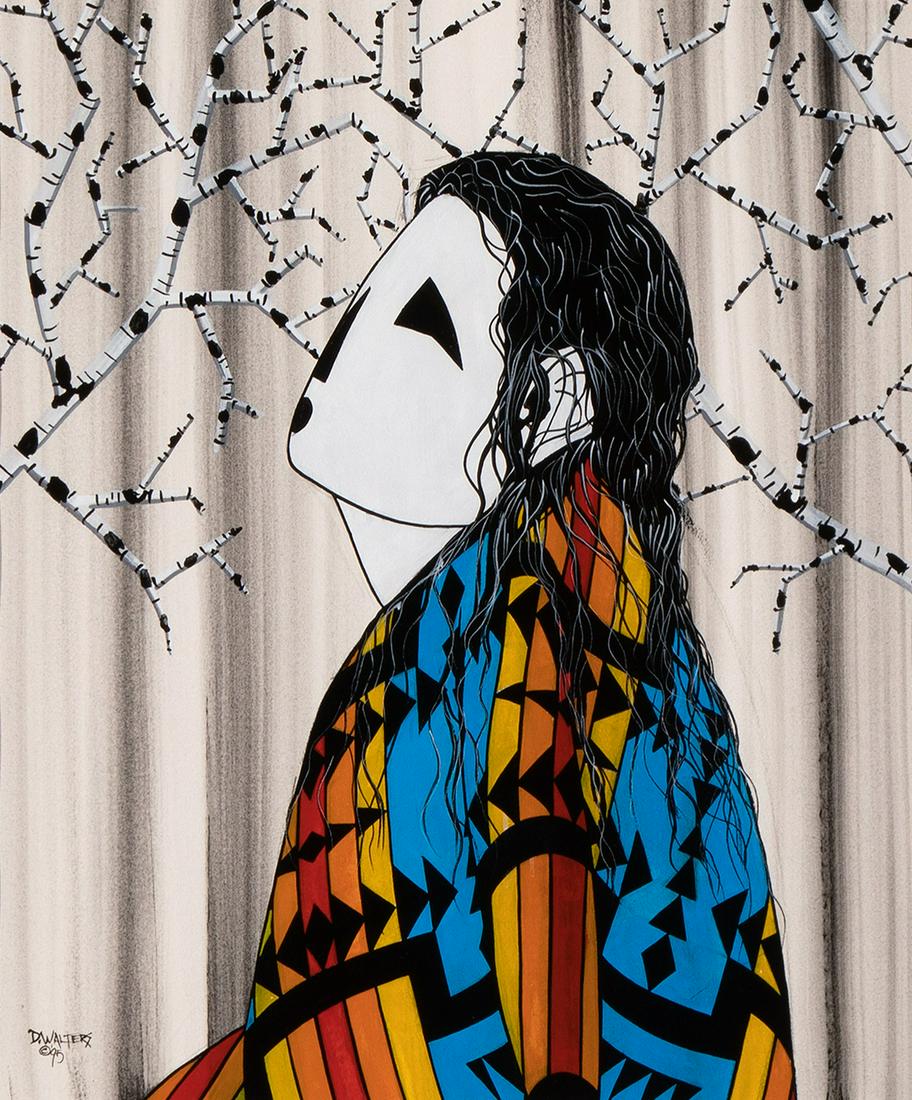 D. Walters, Untitled (Portrait with Aspens), 1995 (1 of 2)