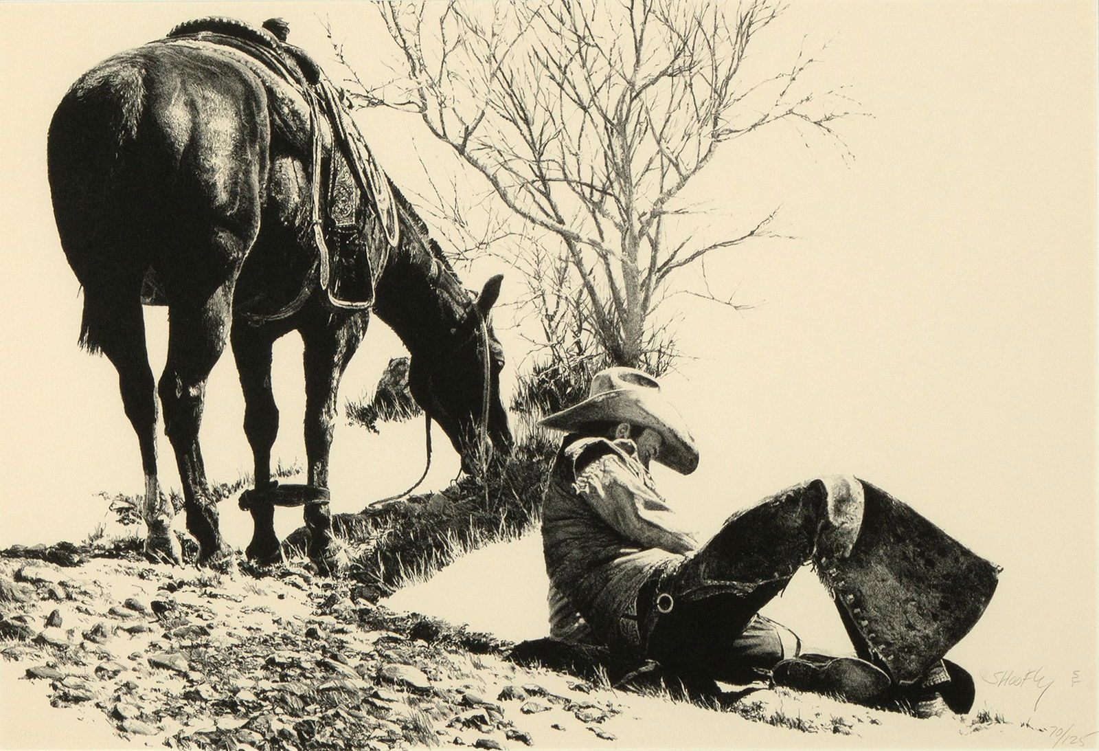 Robert 'Shoofly' Shufelt, Untitled (Takin' a Break) (1 of 2)