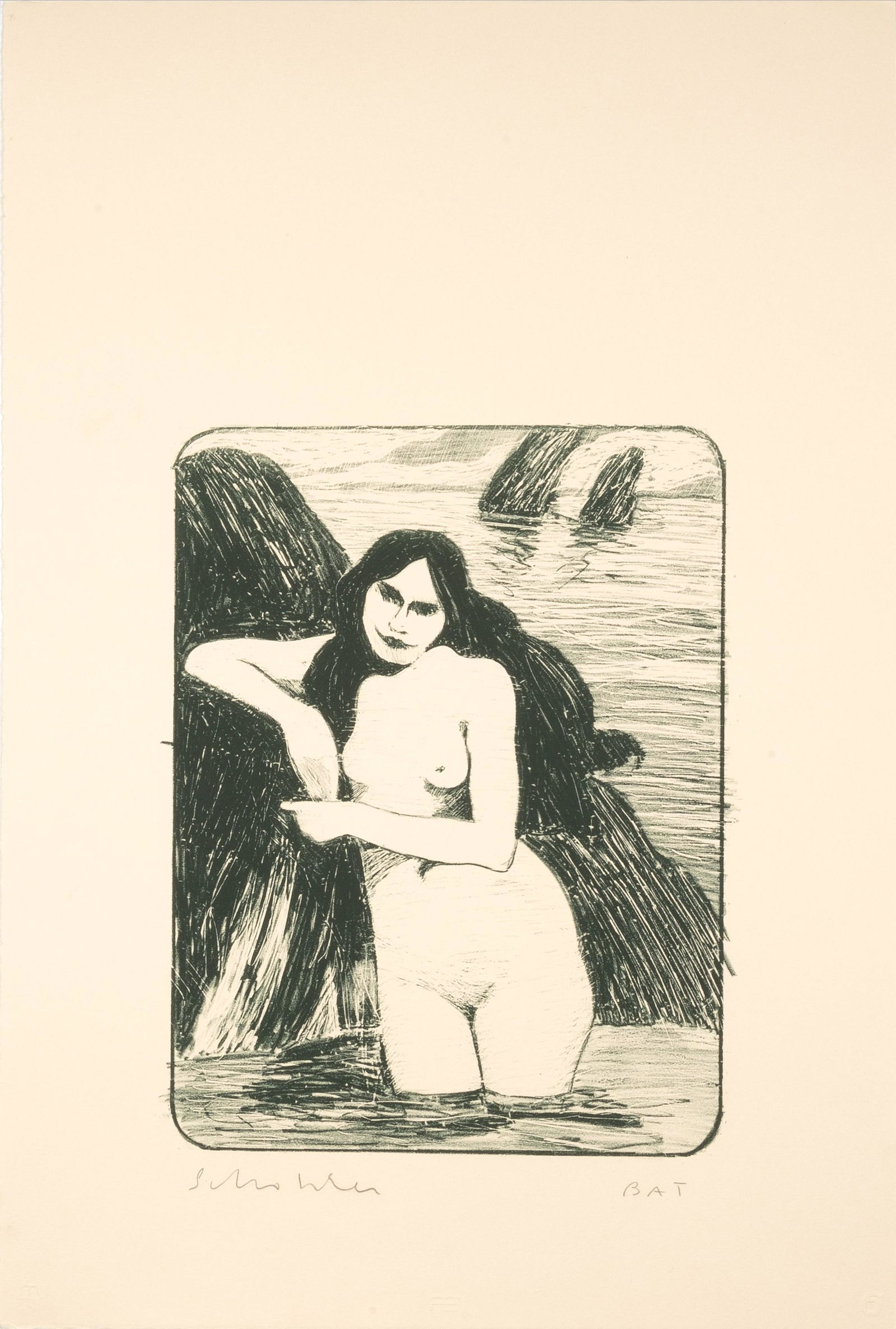 Fritz Scholder, Siren (State I), 1979 (1 of 3)