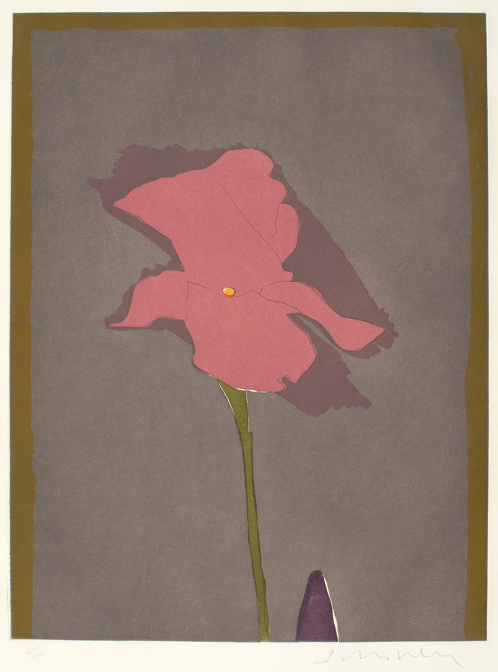 Fritz Scholder, Flower at Giverny #1 (1 of 2)