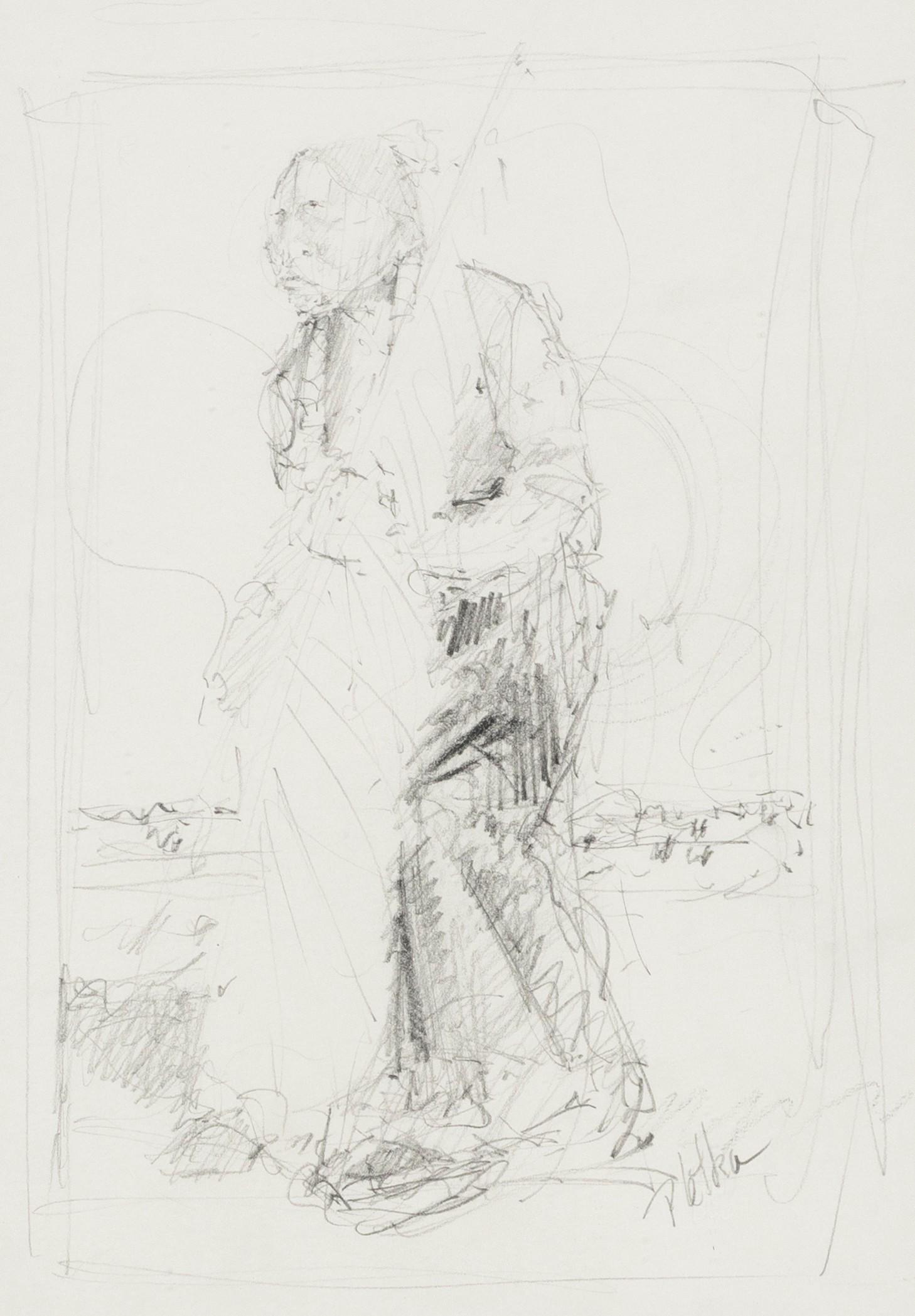 Paul Pletka, Study for Whirlwind Warrior (1 of 2)