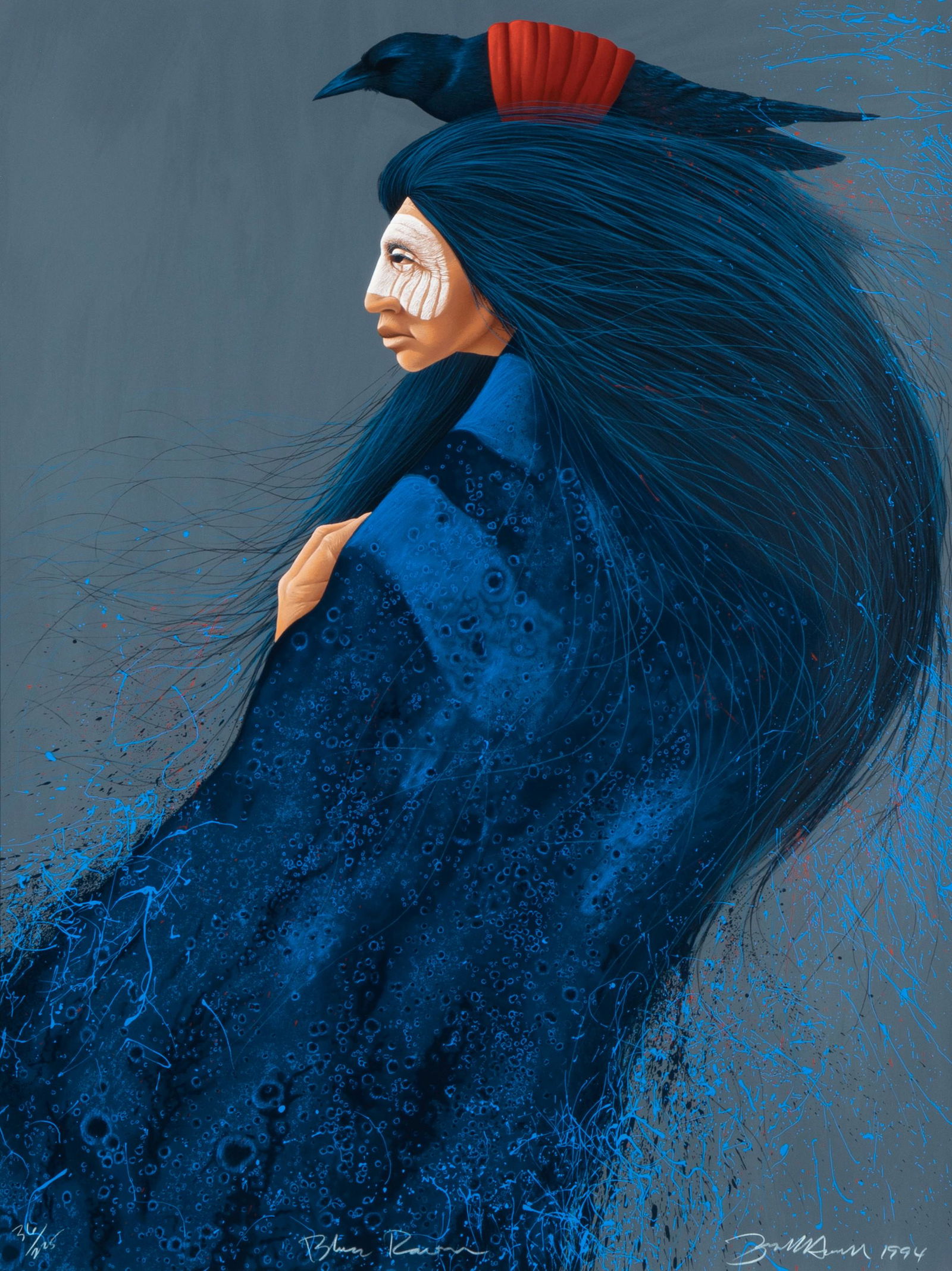 Frank Howell, Blue Raven, 1994 (1 of 2)