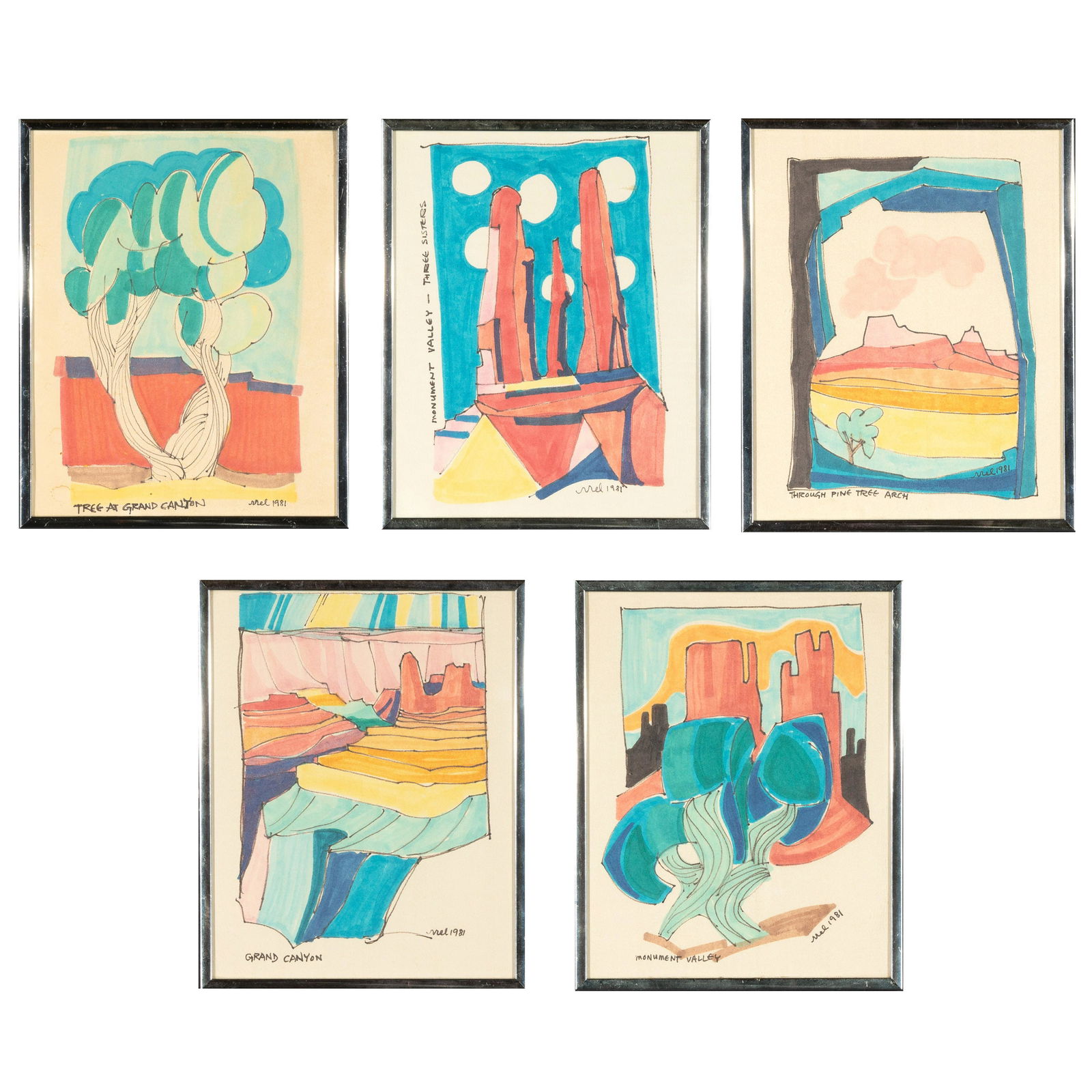 Brother Melvin Meyer, Five Western Scenes, 1981 (1 of 11)