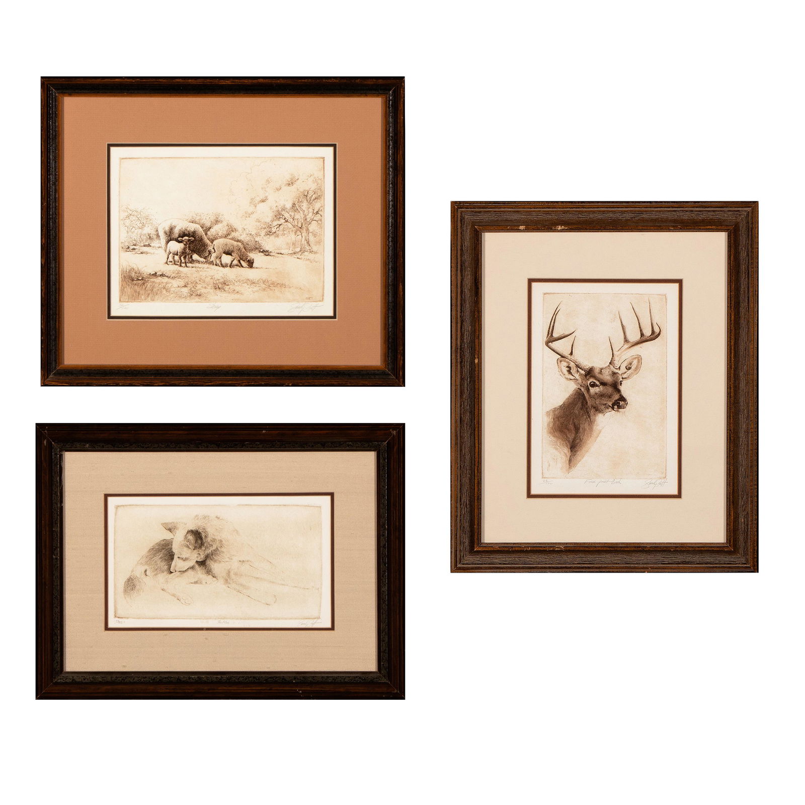 Sandy Scott, Group of Three Etchings (1 of 7)