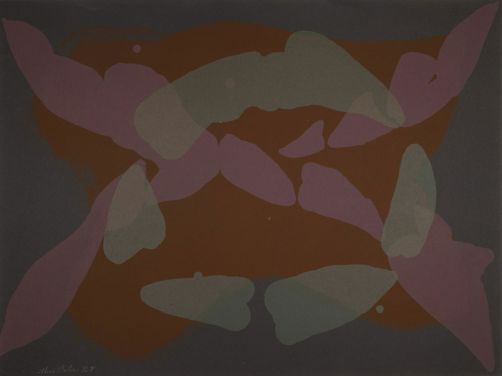 Alice Baber, Untitled (Abstract) (1 of 2)