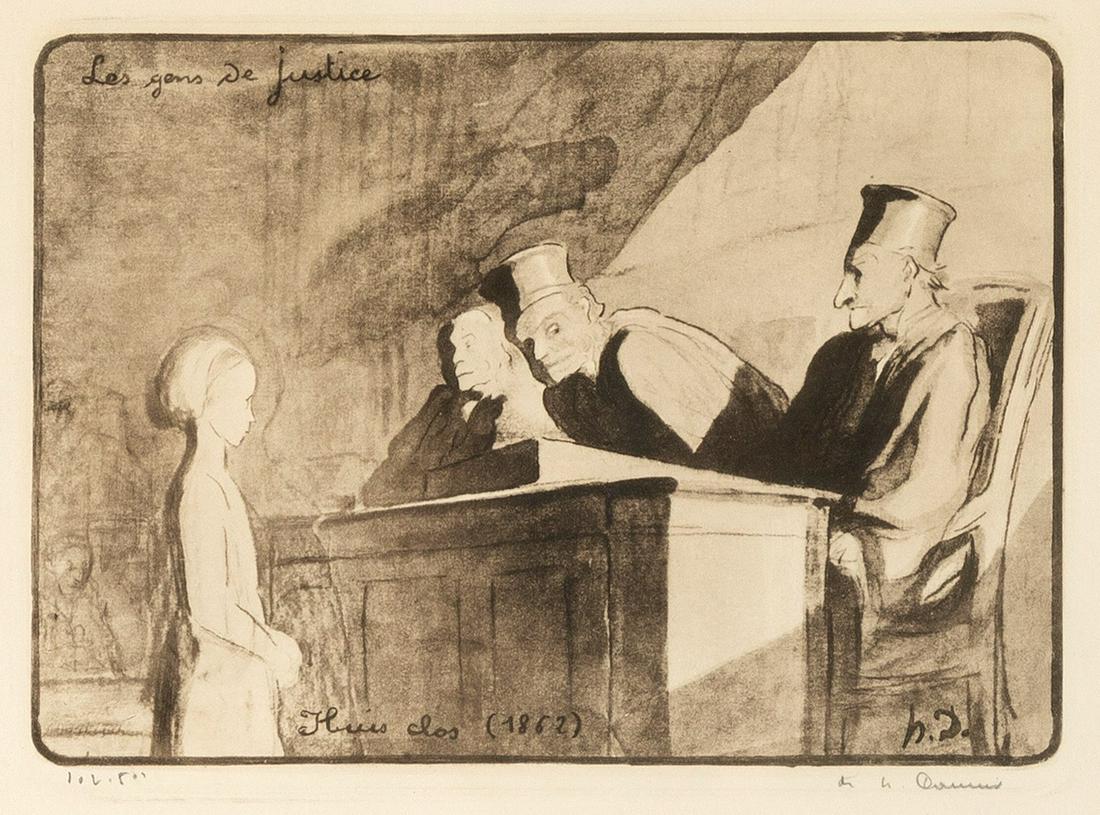 Honore Daumier, Les Gens de Justice (1 of 2)