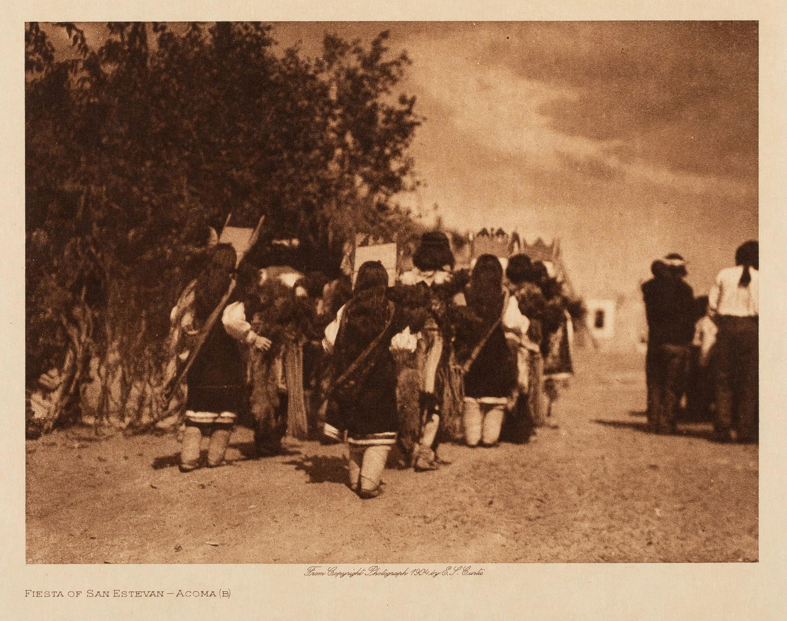 Edward S. Curtis, Fiesta of San Estevan-Acoma, 1904 (1 of 2)