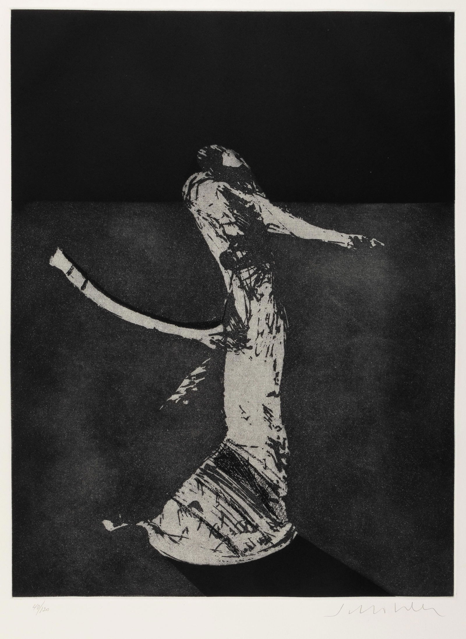 Fritz Scholder, Dark Figure (1 of 2)