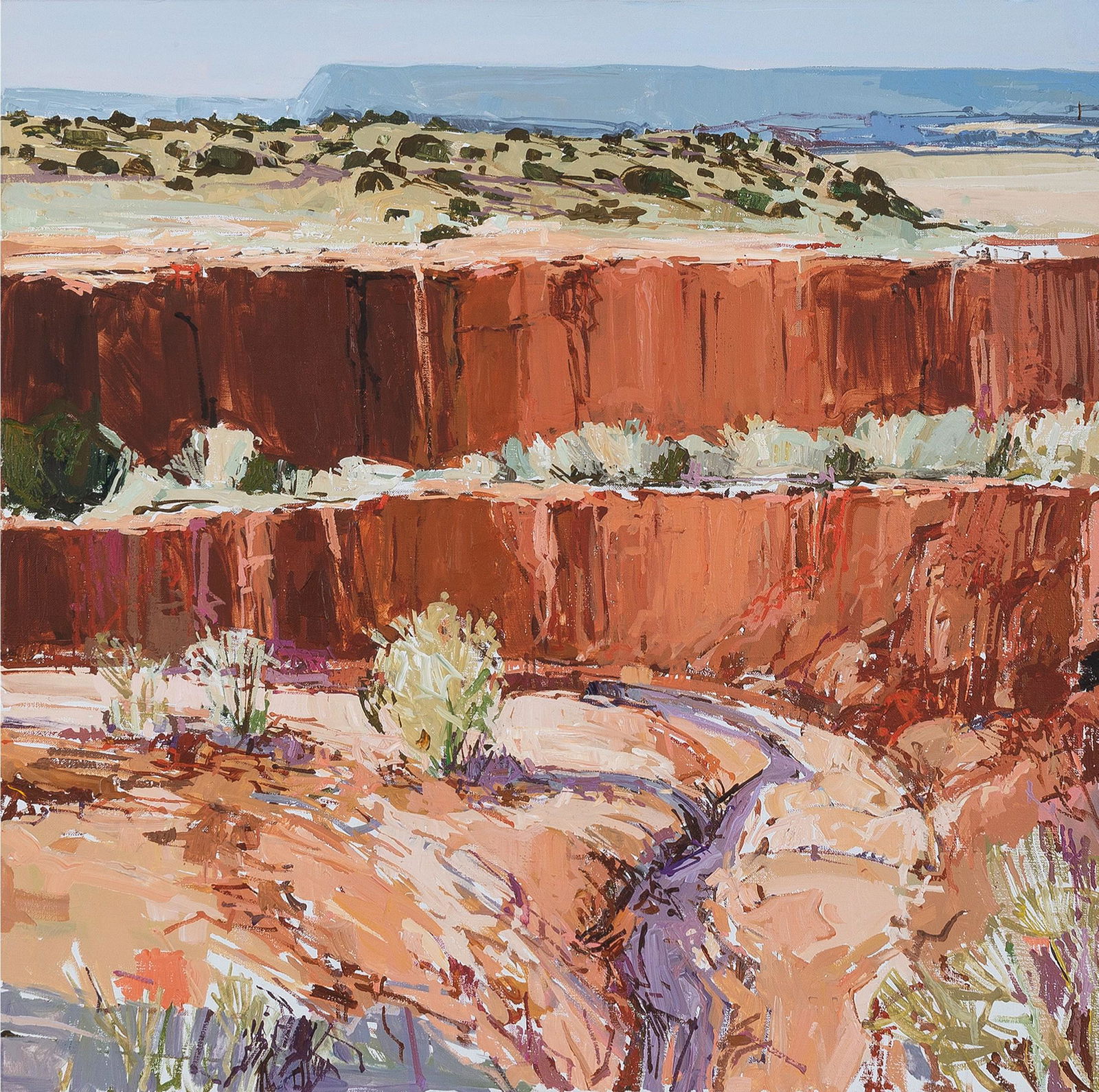 Douglas E. Atwill, Galisteo River Eastview II, 1994 (1 of 3)