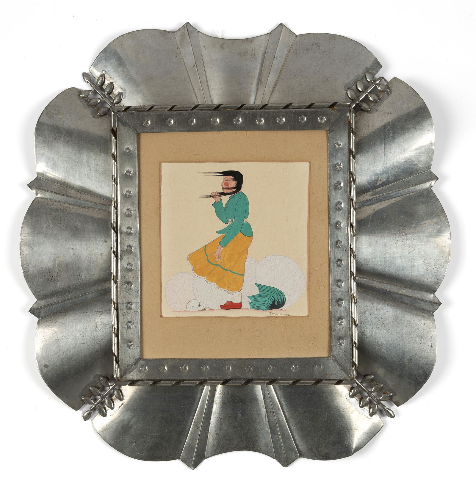 Justino Herrera, Navajo Girl (1 of 2)