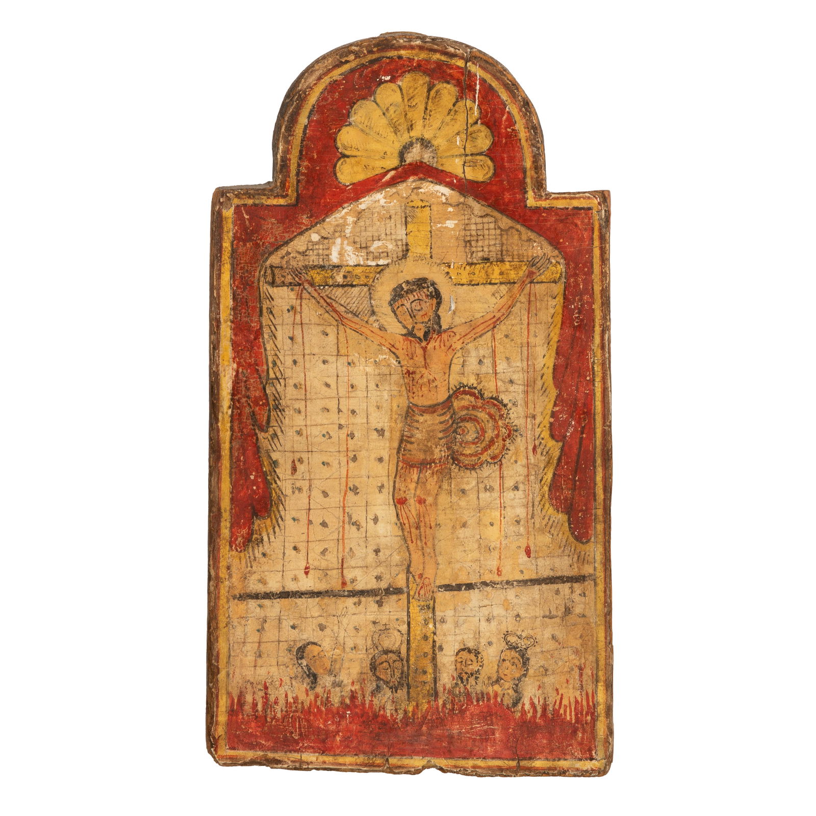 Pedro Fresquis, Cristo Crucificado Retablo, ca. 1785 - 1831 (1 of 2)