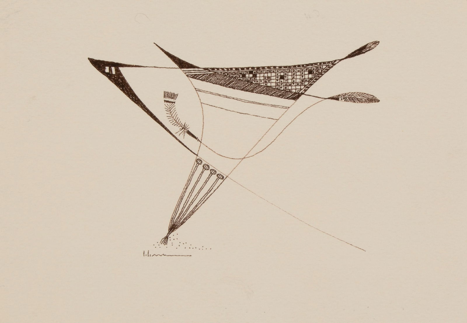 Charles Loloma, Untitled, Original #40 (1 of 2)