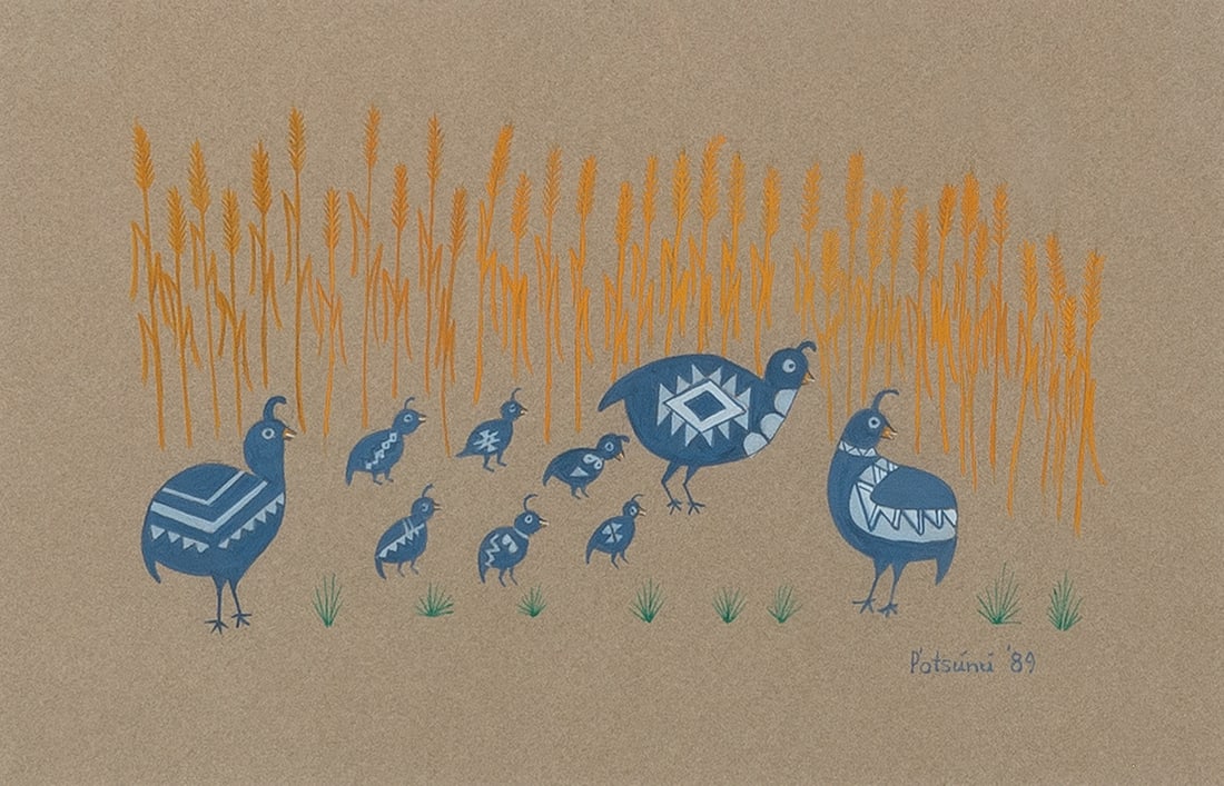 Geronima Cruz Montoya [Potsunu], Untitled (Quail Covey), 1989 (1 of 2)