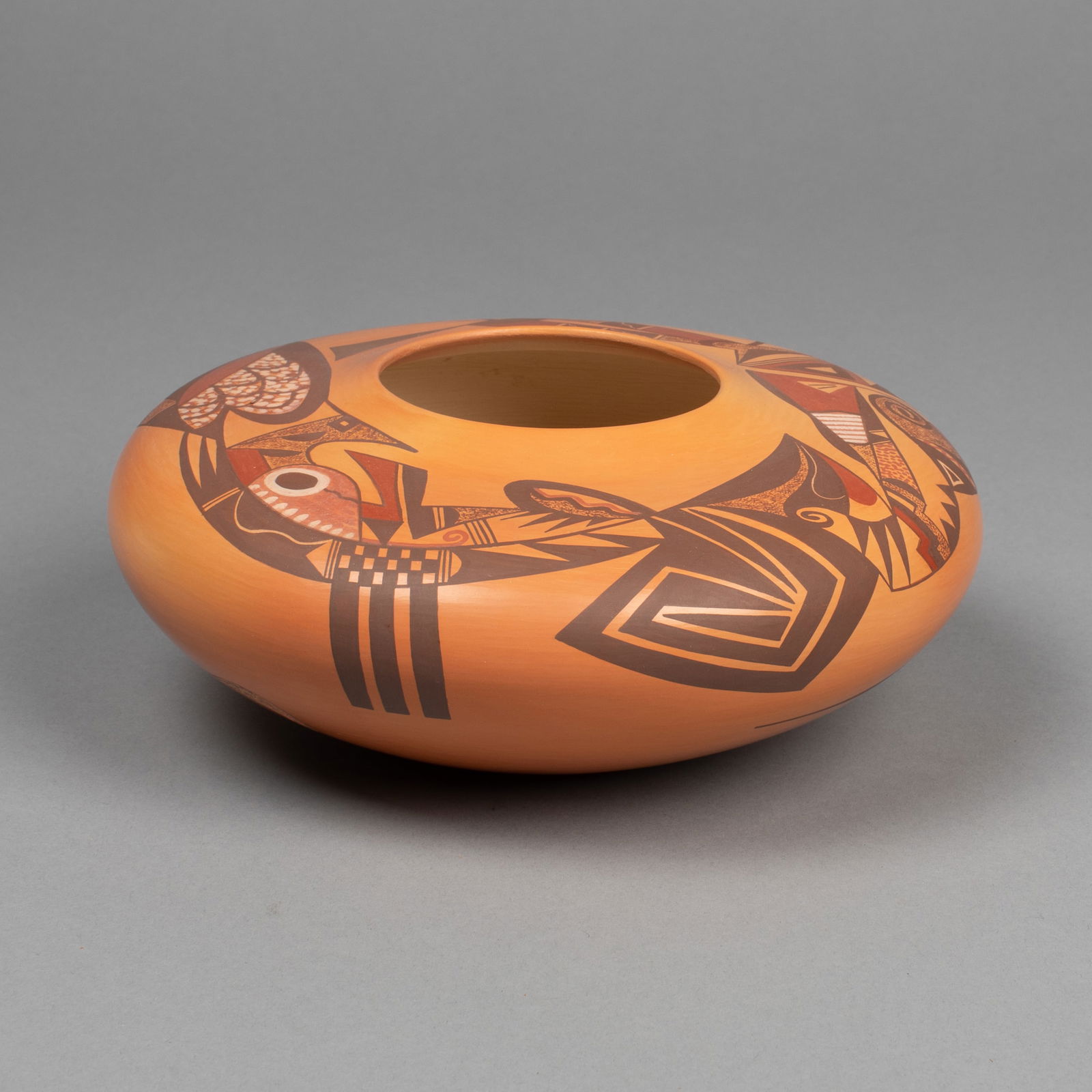 Les Namingha, Pictorial Polychrome Bowl (1 of 3)
