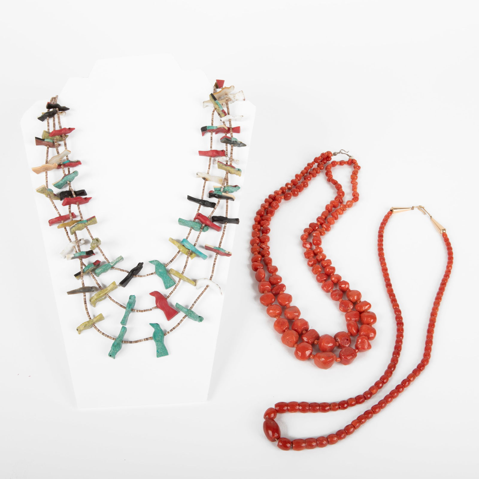 3 Contemporary Southwest Necklaces ca. 1980s (1 of 3)