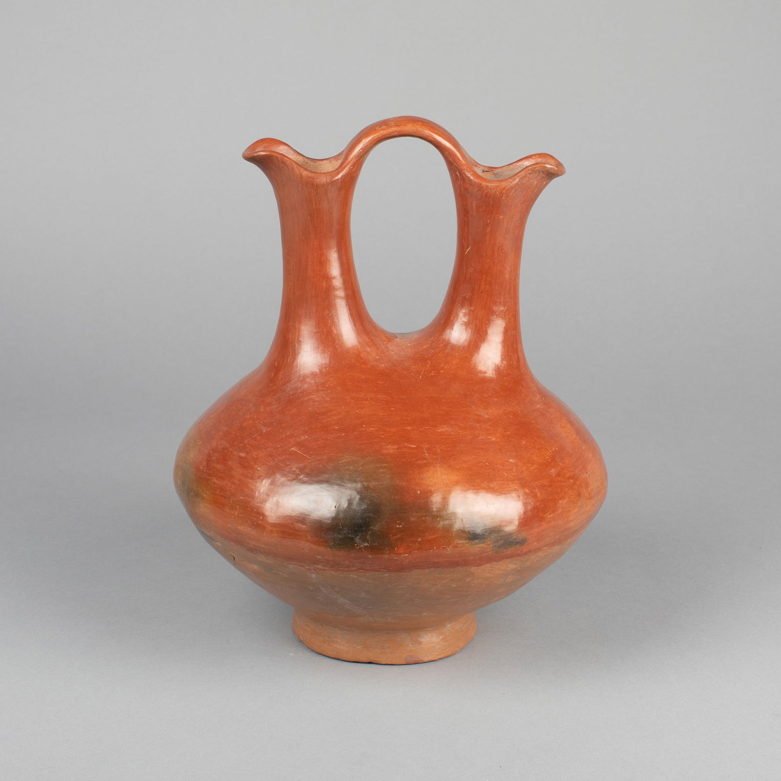San Juan, Redware Wedding Vase, ca. 1900 (1 of 1)