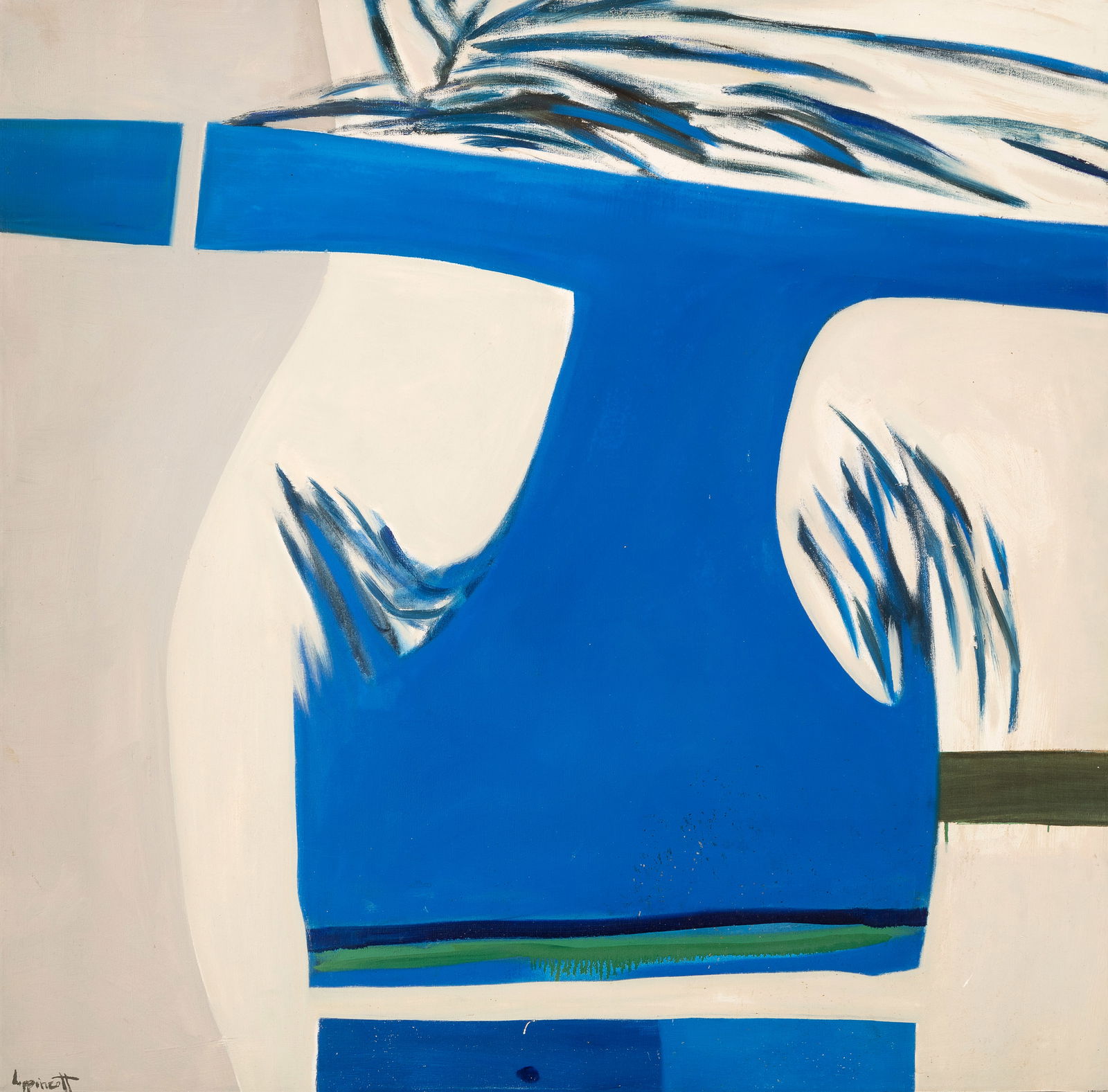 Janet Lippincott, Untitled (Blue Form) (1 of 2)