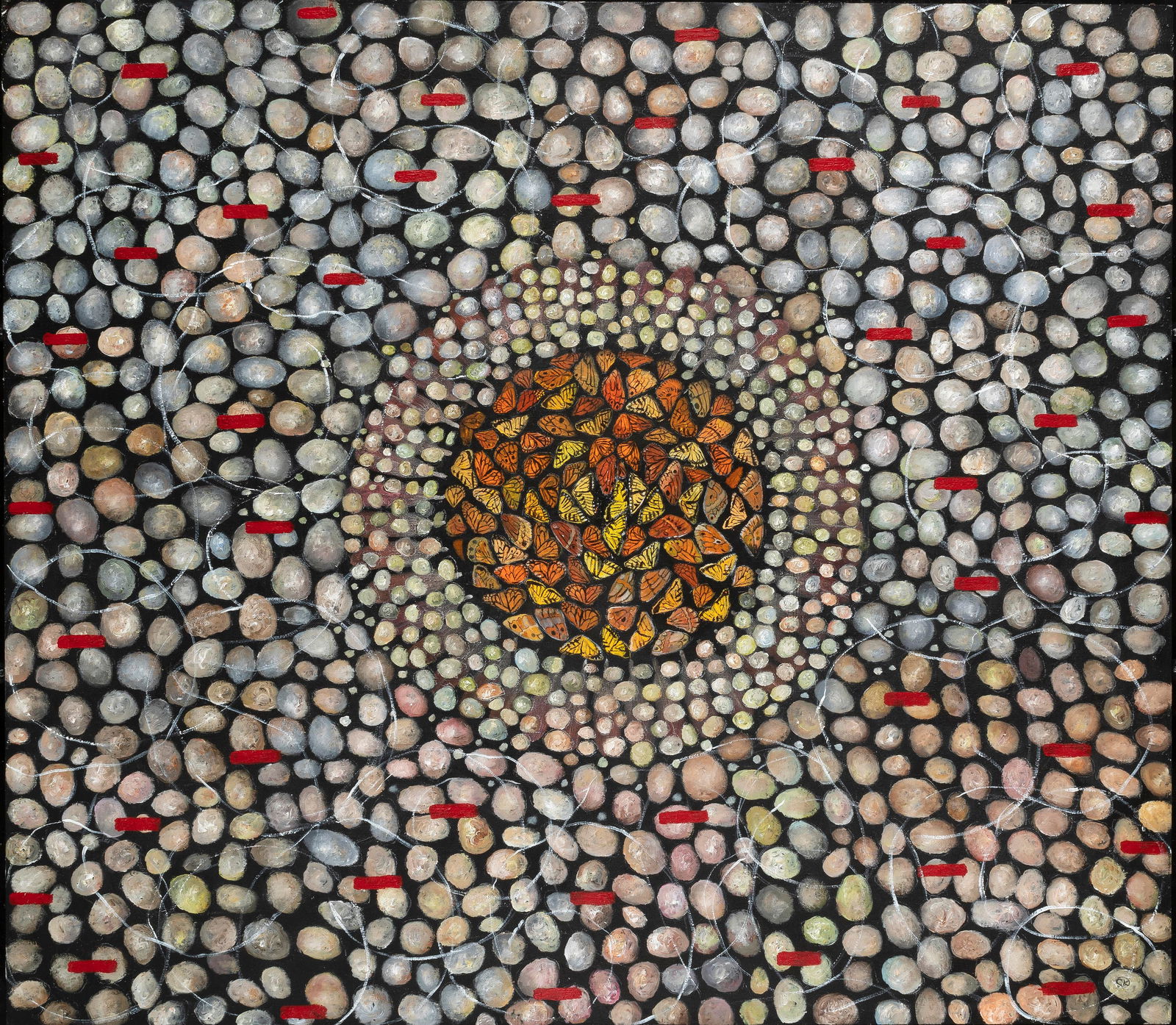 Cindy Kane, Untitled (Butterflies and Stones) (1 of 2)