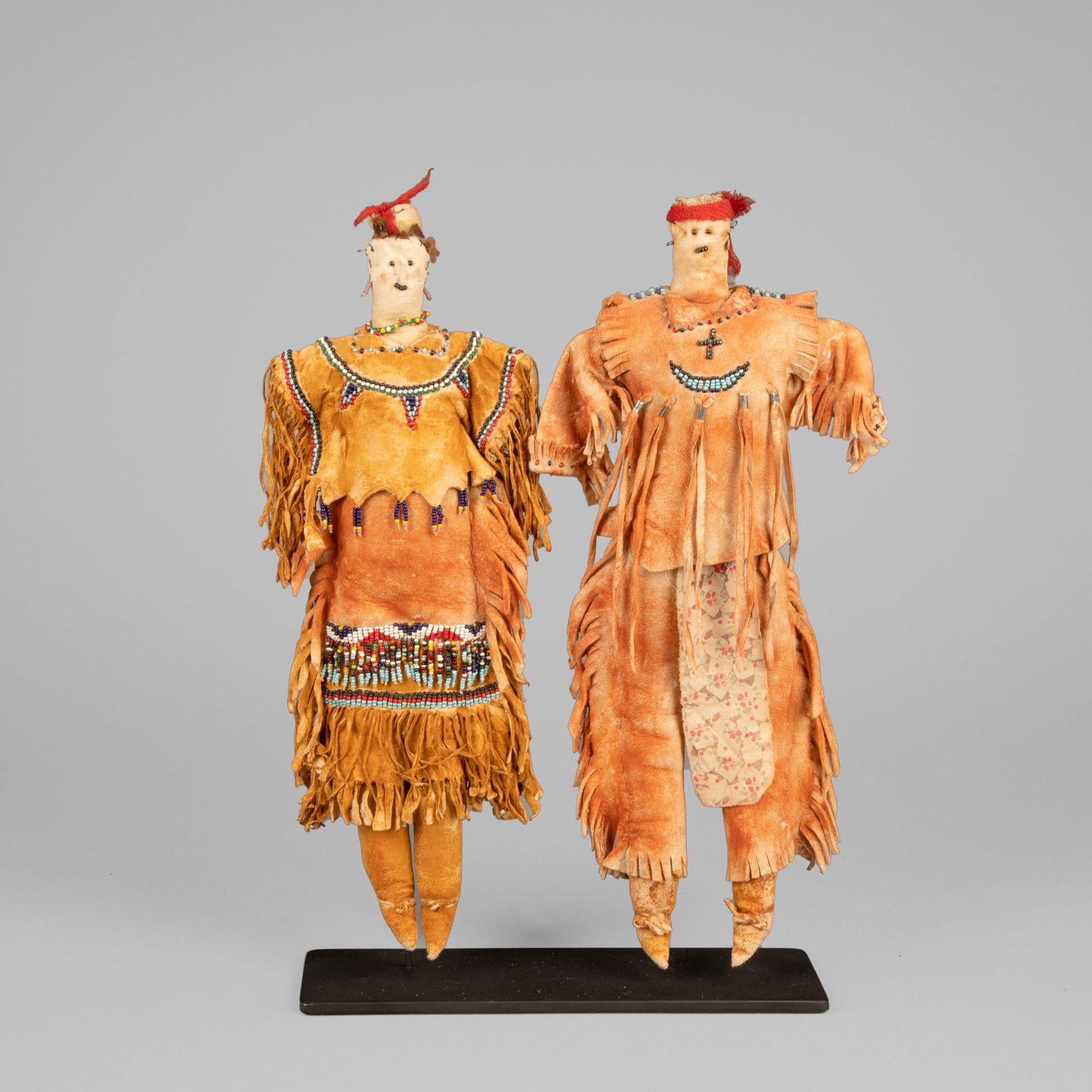 Apache, Pair of Dolls: Female + Male, ca. 1900-1920 (1 of 2)
