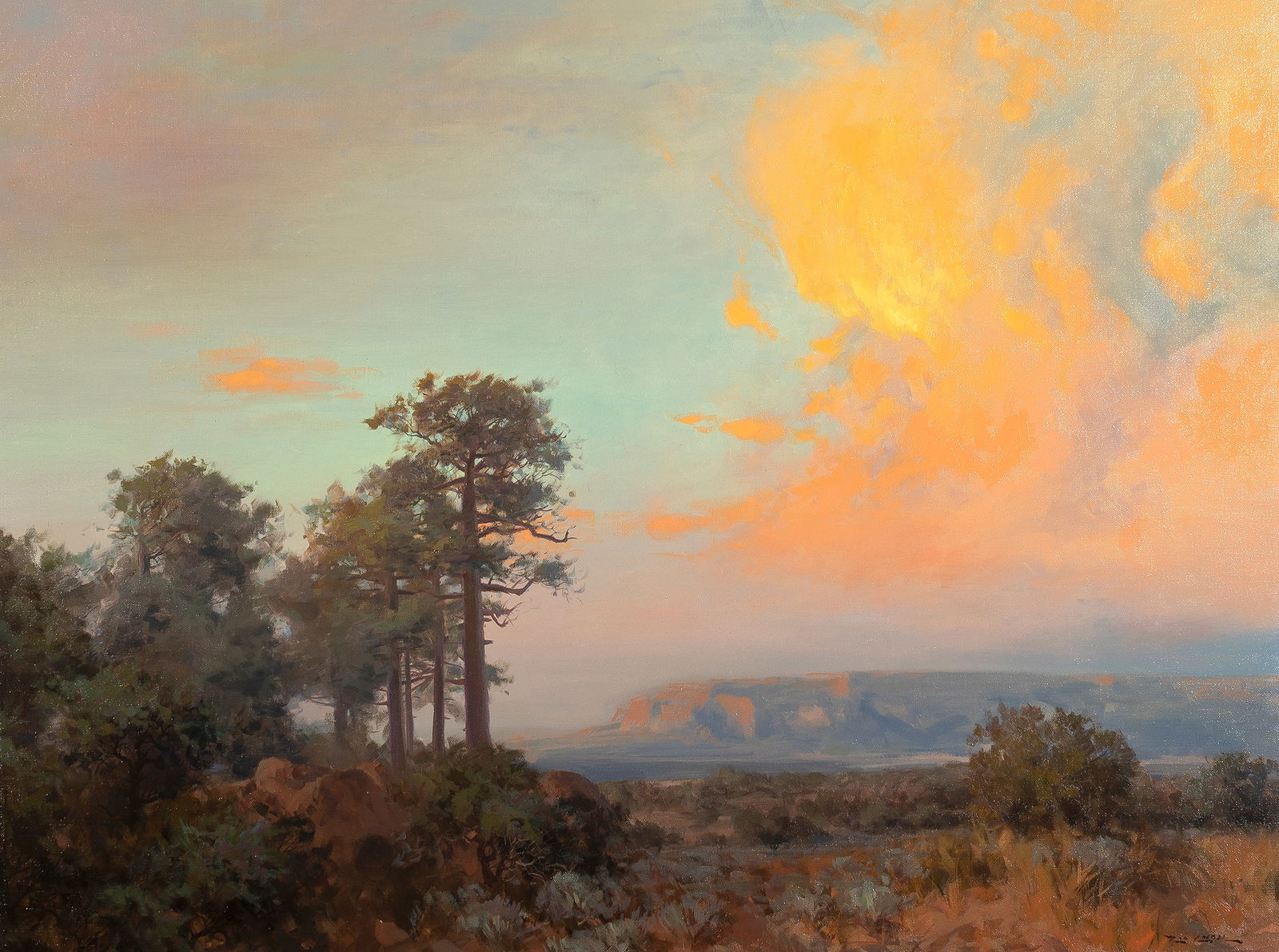 Rod Goebel, Western Pines, 1977 (1 of 2)