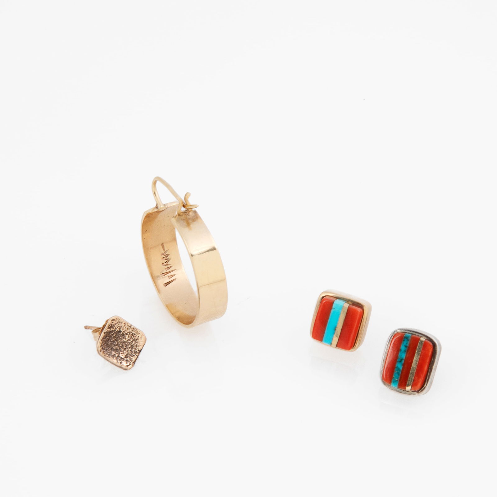 Charles Loloma, Group of Four Earrings (1 of 3)