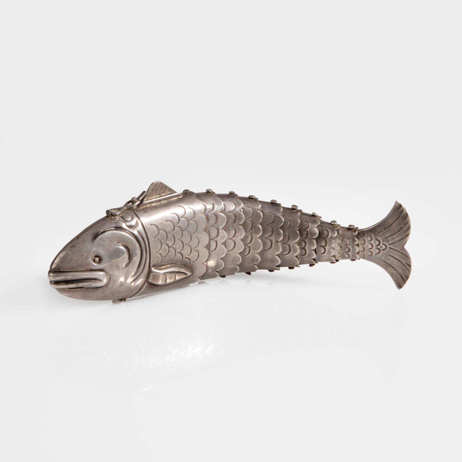 William Spratling, Articulated Fish Pill Box, ca.1945-1950 (1 of 4)