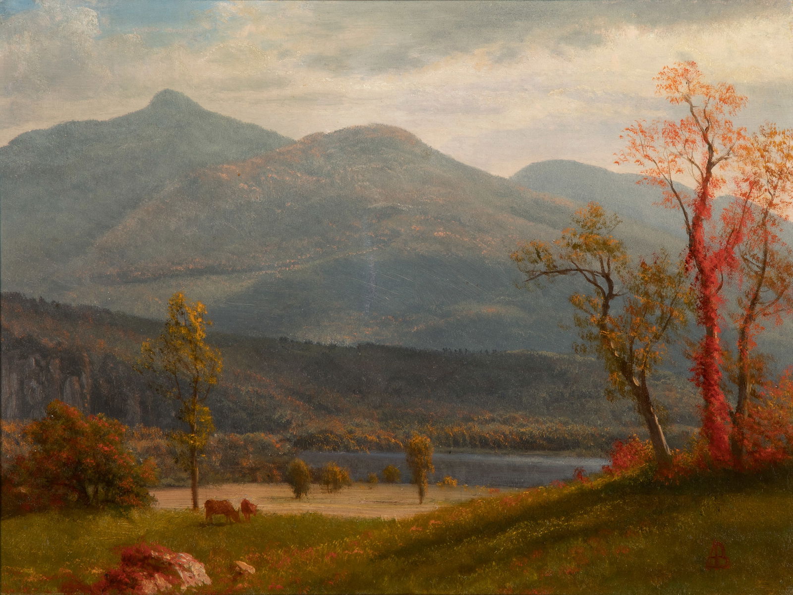 Albert Bierstadt, Untitled (Mountain Landscape) (1 of 3)