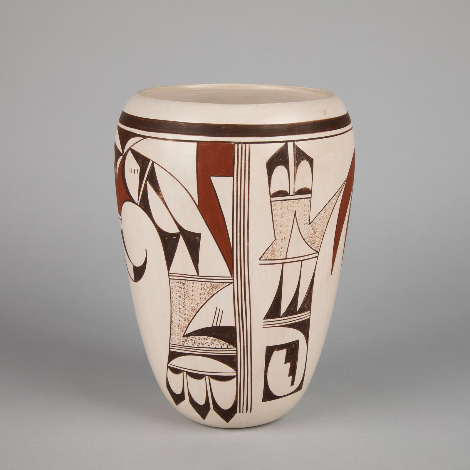Second Frog Woman (Hopi), Polychrome Jar (1 of 4)