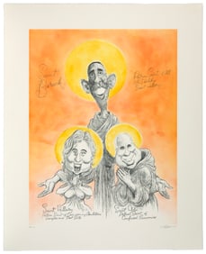 Patrick Bruce Oliphant, Saint Barack, 2008