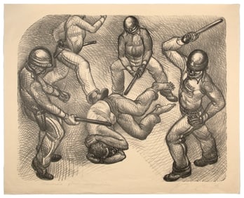 Luis Jimenez, Reasonable Force, 1992