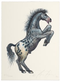 Luis Jimenez, Study for Denver Mustang, 1997