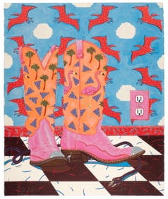 Steve Rosser, Flamingo Boots, 1988