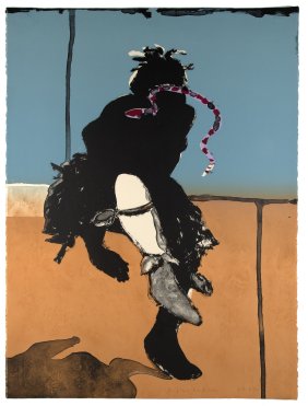 Fritz Scholder, Snake Dancer, 1979