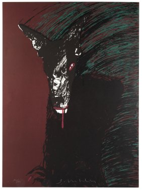 Fritz Scholder, Portrait of a Werewolf, 1982