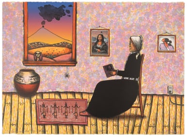 David P. Bradley, Surrounded by Indians, 1982