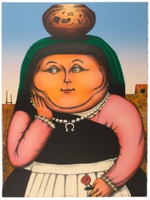 David P. Bradley, Homage to Botero, 1984