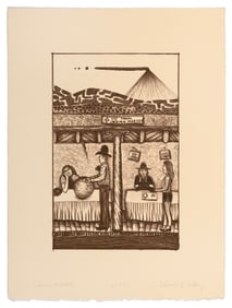 David P. Bradley, Indian Market, 1982