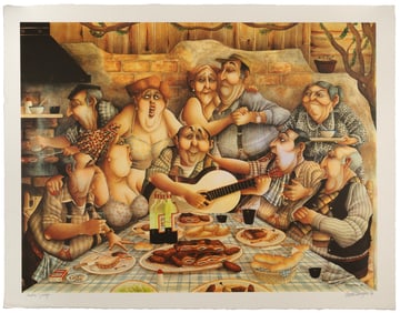 Carlos Ferreyra, Untitled (Dinner Scene), 1993